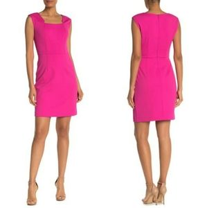 TRINA TURK Palm Textured Sheath Dress